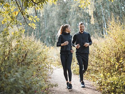 Lauftraining in der Gruppe